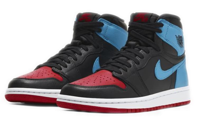 Ретро баскетбольные кроссовки Jordan Air Jordan 1 Retro High OG "UNC to Chicago" - изображение 3