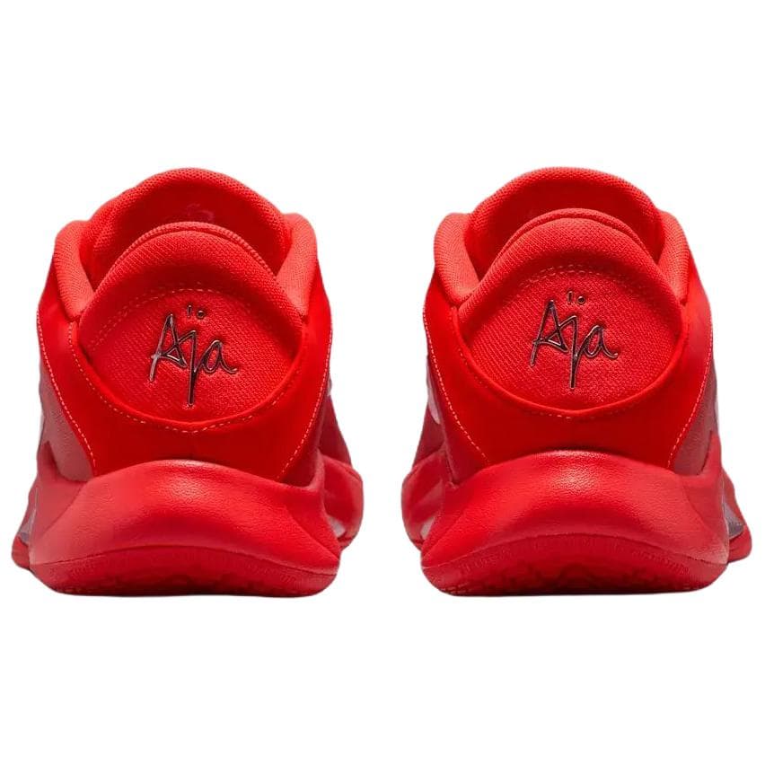 Кроссовки для баскетбола Nike A'One Дышащие Баскетбольные Кроссовки Унисекс Красный Серебряный - изображение 5