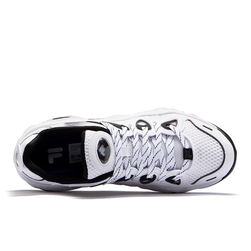 Ретро баскетбольные кроссовки FILA FUSION VERTICAL Crack Shoes Текстиль Синтетическая кожа Модный тренд Низкие кеды Ретро баскетбольные кроссовки - изображение 3