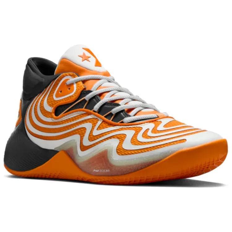 Кроссовки для баскетбола Converse All Star BB Shift CX Универсальные удобные противоскользящие дышащие с хорошей фиксацией мид-топ баскетбольные кроссовки унисекс фиолетово-оранжевые - изображение 3