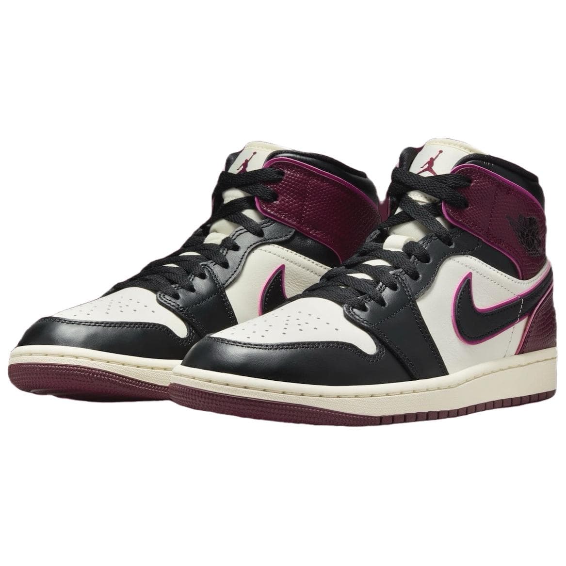 Ретро баскетбольные кроссовки Jordan Air Jordan 1 Mid "Bordeaux" - изображение 3