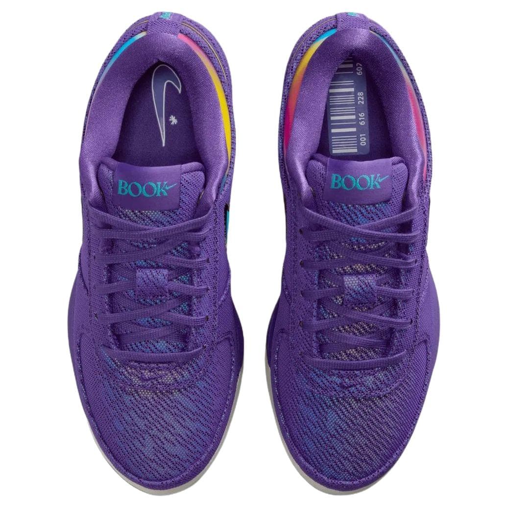 Кроссовки для баскетбола NIKE Book 1 Баскетбольные кроссовки Мужской Виноградный фиолетовый - изображение 4