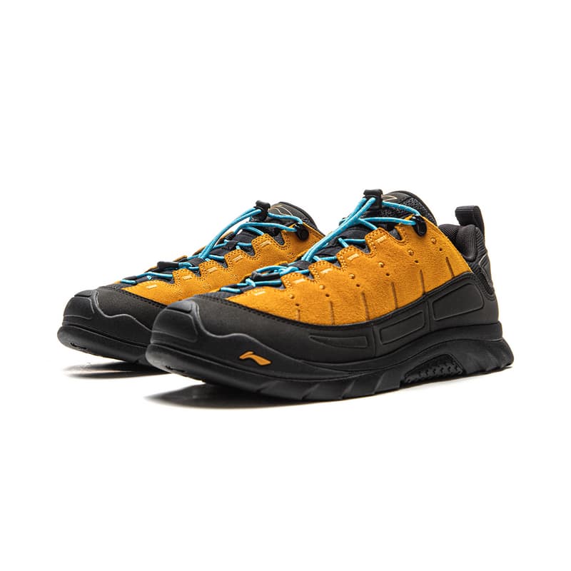 Кроссовки Li NING Outdoor Counterflow Linyun SE Синтетическая кожа Дышащий Low Топ Походная обувь Унисекс Коричневато-черный - изображение 3
