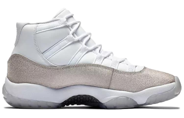 Ретро баскетбольные кроссовки Jordan Air Jordan 11 "Metallic Silver" - изображение 2