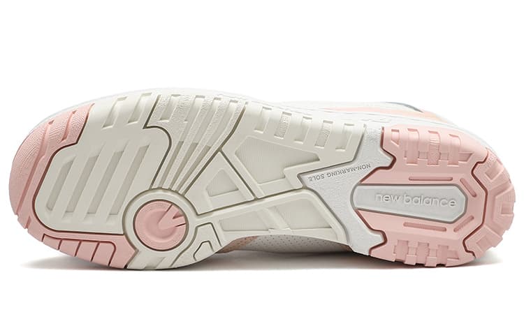 Ретро баскетбольные кроссовки New Balance 550 White Pink - изображение 5