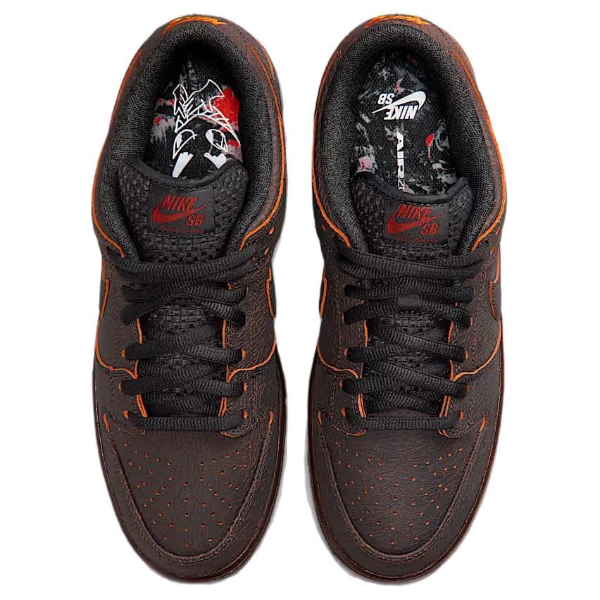 Кроссовки Nike Dunk SB Кожа Низкие Кроссовки для Скейтбординга Унисекс Темный Дым Серый - изображение 4