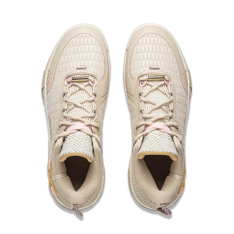 Кроссовки для баскетбола Li-Ning Wade Phantom 6 Удобно и модно Универсальный Лоу-топы Баскетбольные кроссовки Мужской Экрю - изображение 4