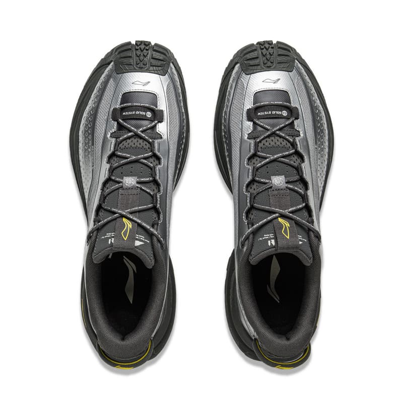 Кроссовки Li NING Outdoor CounterFlow Xingchuan Дышащий Low Топ Поход Обувь Унисекс Серебряный - изображение 4