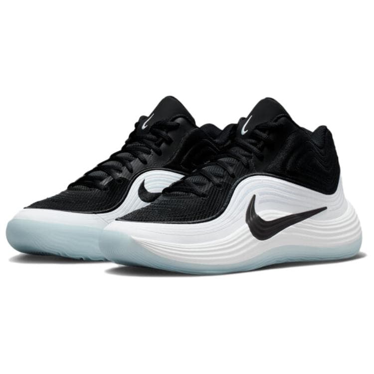 Кроссовки для баскетбола Nike Precision 8 MID Топ Баскетбольные кроссовки Унисекс Черный Белый - изображение 3