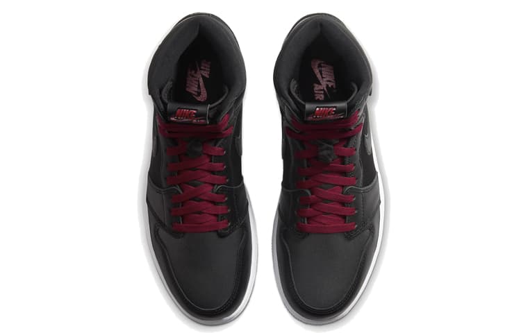 Ретро баскетбольные кроссовки Jordan Air Jordan 1 Retro High OG "Black Satin" - изображение 4