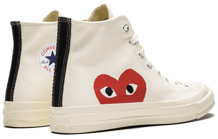 Кеды CDG x Converse Chuck Taylor All Star 1970s Hi White Red - изображение 4