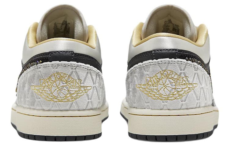 Ретро баскетбольные кроссовки Jordan Air Jordan 1 Low SE Black Grey - изображение 5