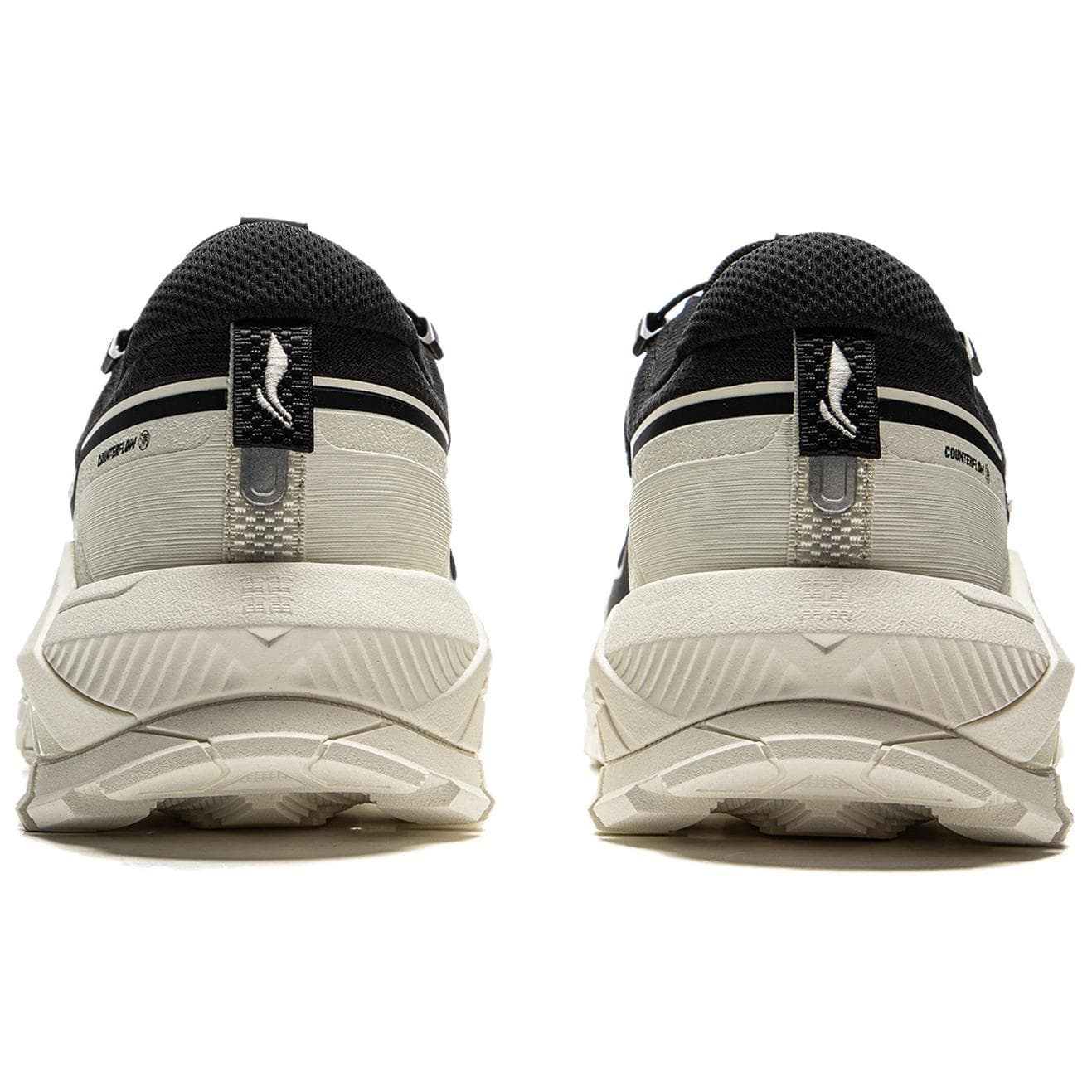 Кроссовки Li NING Outdoor Counterflow Xingchuan Pro Дышащий Low Топ Походная обувь Унисекс Черный белый - изображение 5
