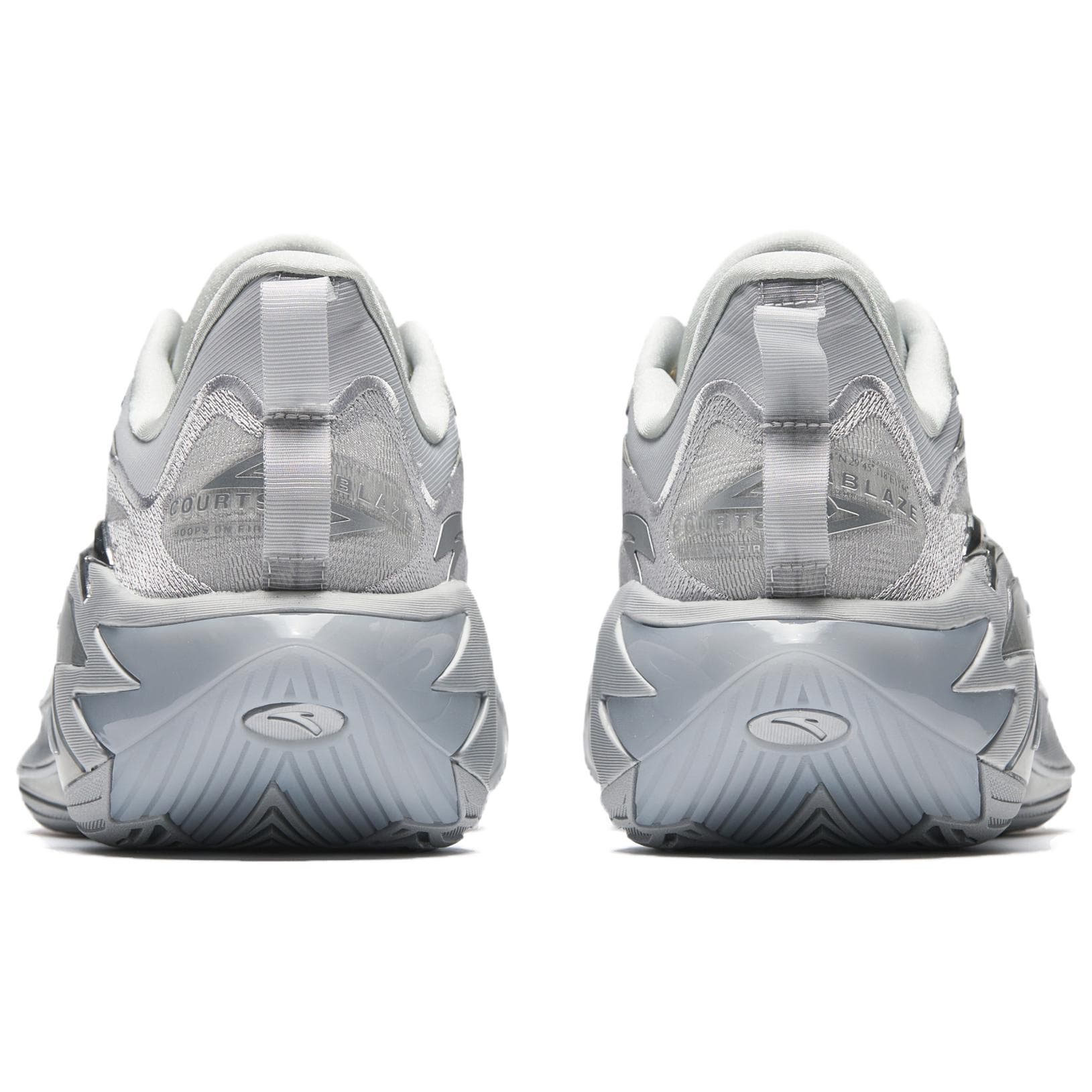 Кроссовки для баскетбола ANTA Shock Wave 7 Low Топ Midfoot Карбоновая плита Баскетбольные кроссовки Мужской Серебряный - изображение 5