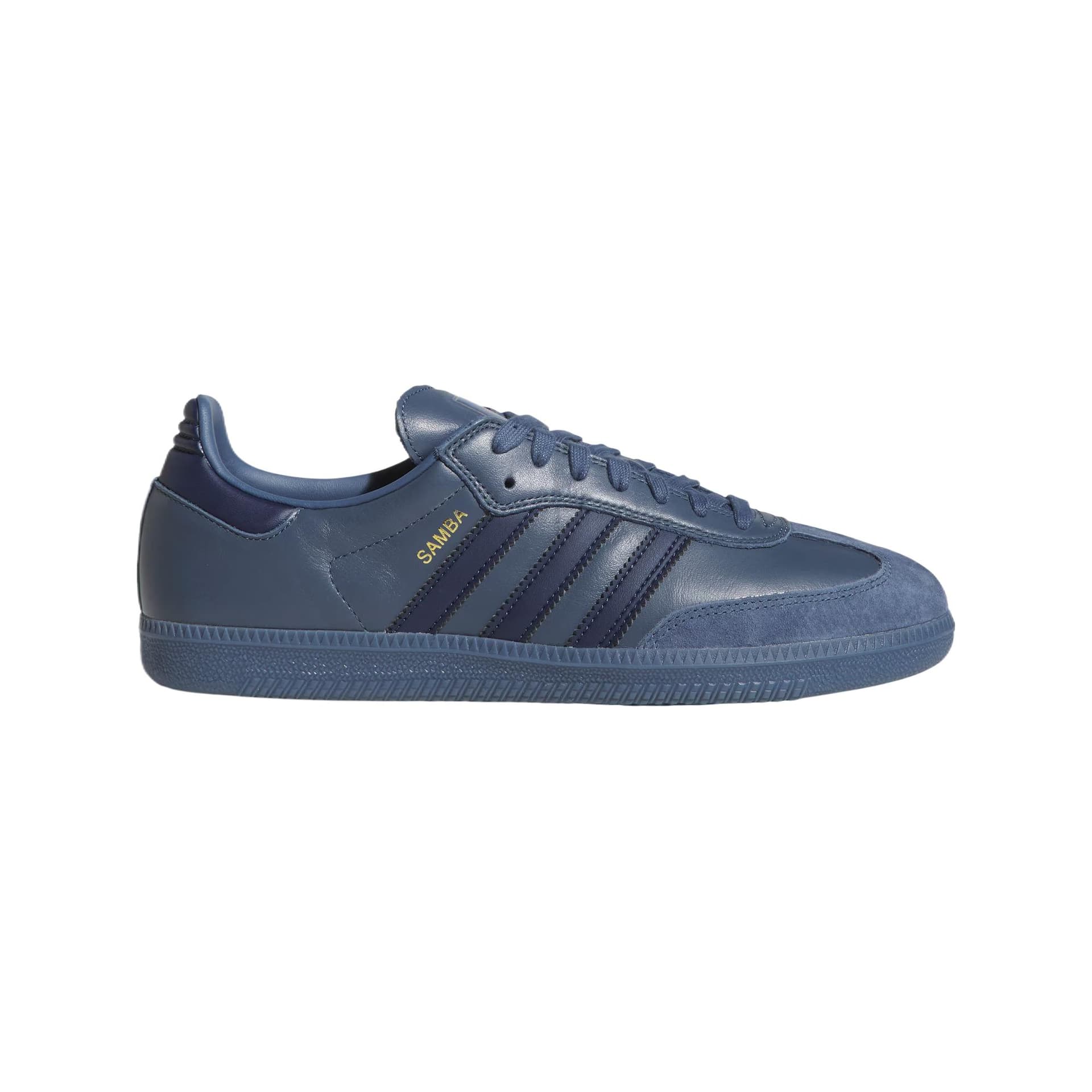 Кроссовки для спортзала Adidas Originals Samba ADV Устойчивые к истиранию Дышащие Низкие Кроссовки для тренировок Унисекс Мягкие Ink Синий - изображение 2