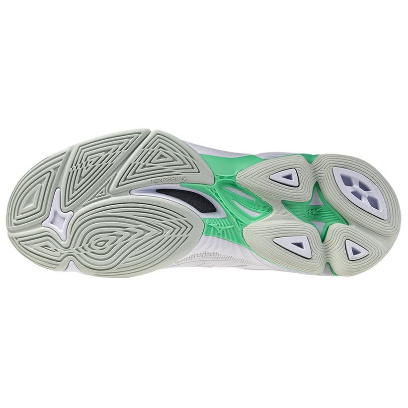 Кроссовки для спортзала Mizuno Wave Voltage 2 Синтетическая кожа Низкие кроссовки для тренировок Унисекс Белые - изображение 4
