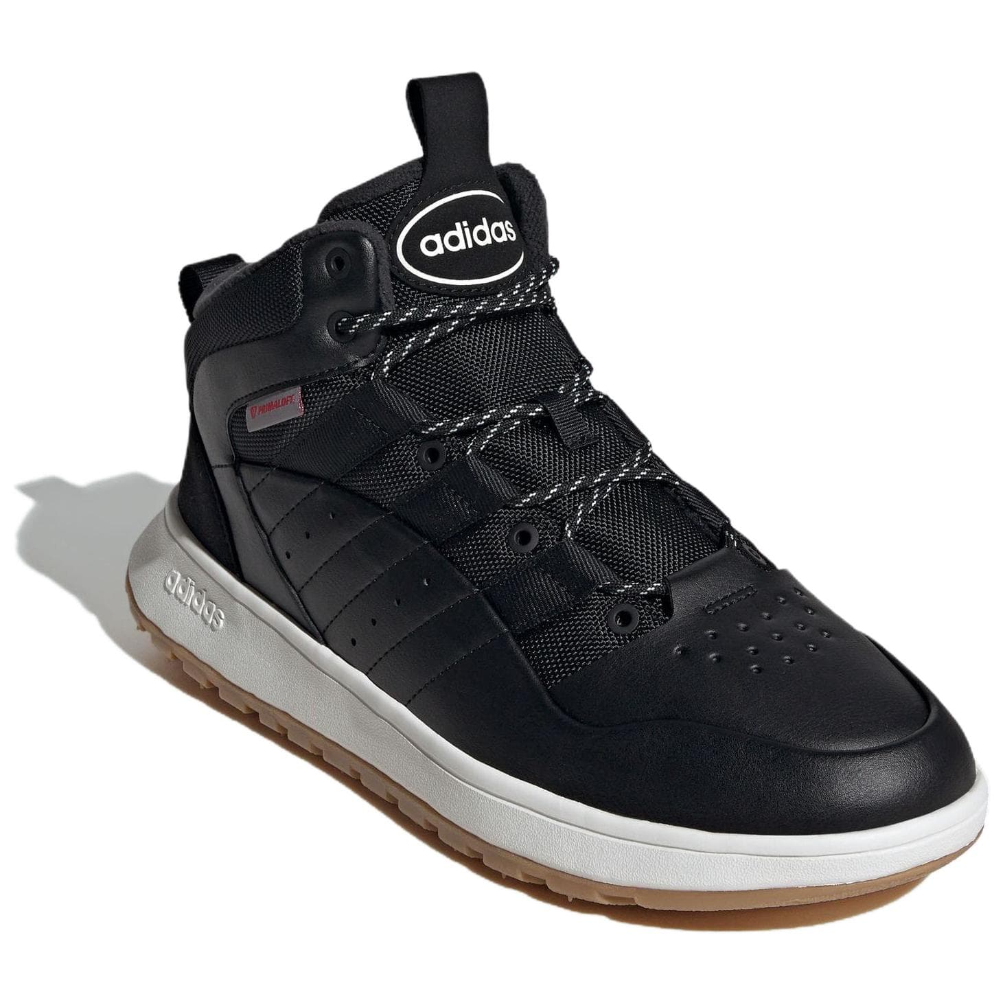 Кроссовки для баскетбола Adidas FUSION STORM 2,0 Противоскользящие Устойчивые к истиранию MID Топ Баскетбольные кроссовки Унисекс Черные - изображение 3