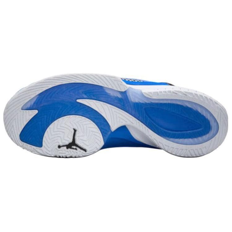 Кроссовки для баскетбола Jordan x Luka 3 PF Удобные и прочные противоскользящие баскетбольные кроссовки низкой высоты для мужчин в черно-бело-синей гамме - изображение 5
