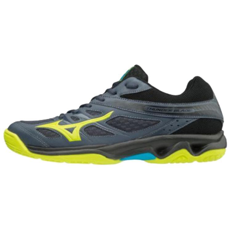 Кроссовки для спортзала Mizuno Thunder Blade Дышащие и Легкие Кроссовки для Тренировок Унисекс Серый Зеленый - изображение 1