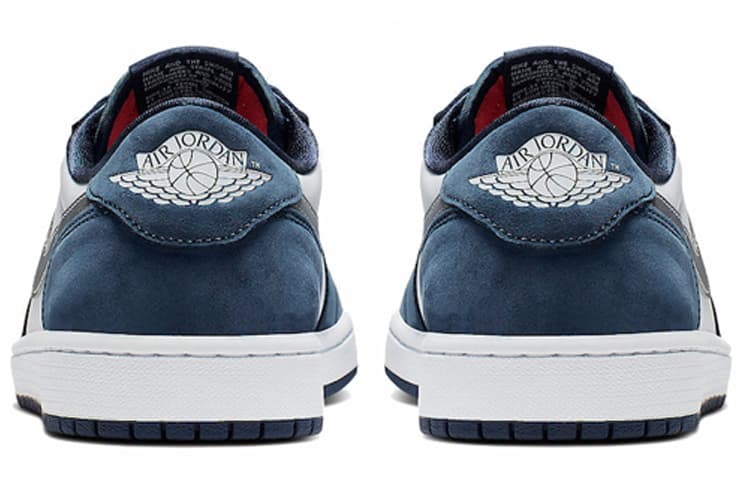 Ретро баскетбольные кроссовки Jordan Air Jordan 1 SB Low Midnight Navy — фото 4