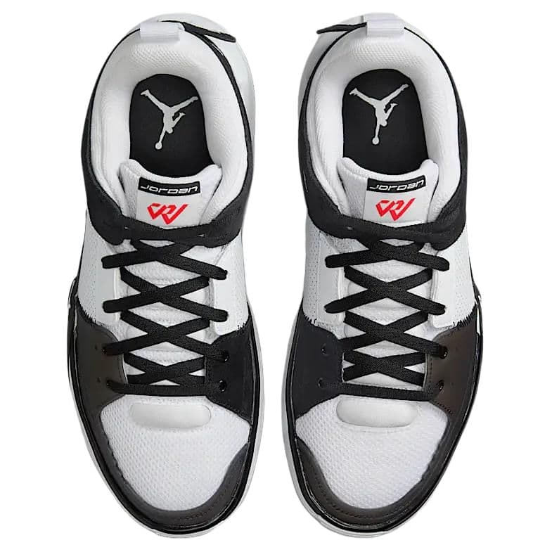 Кроссовки для баскетбола Jordan One Take 5 PF удобные мягкие износостойкие легкие лоу-топы баскетбольные кроссовки мужские бело-черный - изображение 4