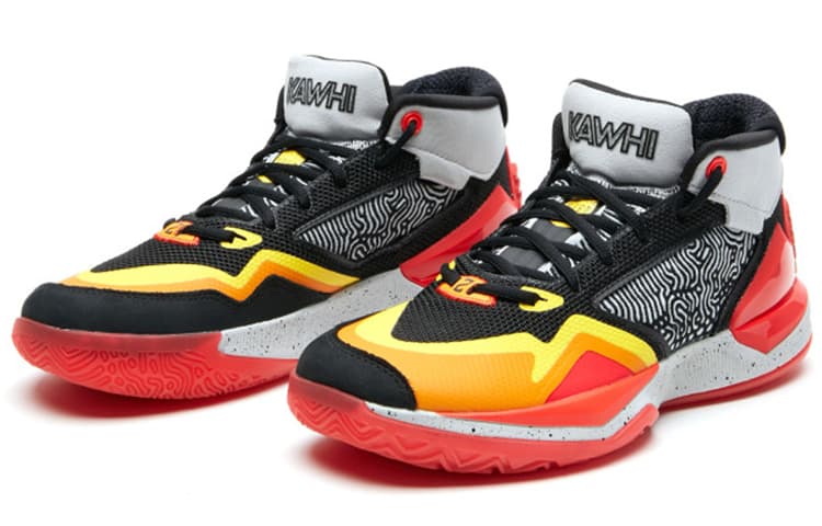 Ретро баскетбольные кроссовки New Balance Kawhi 1 Red Orange - изображение 3