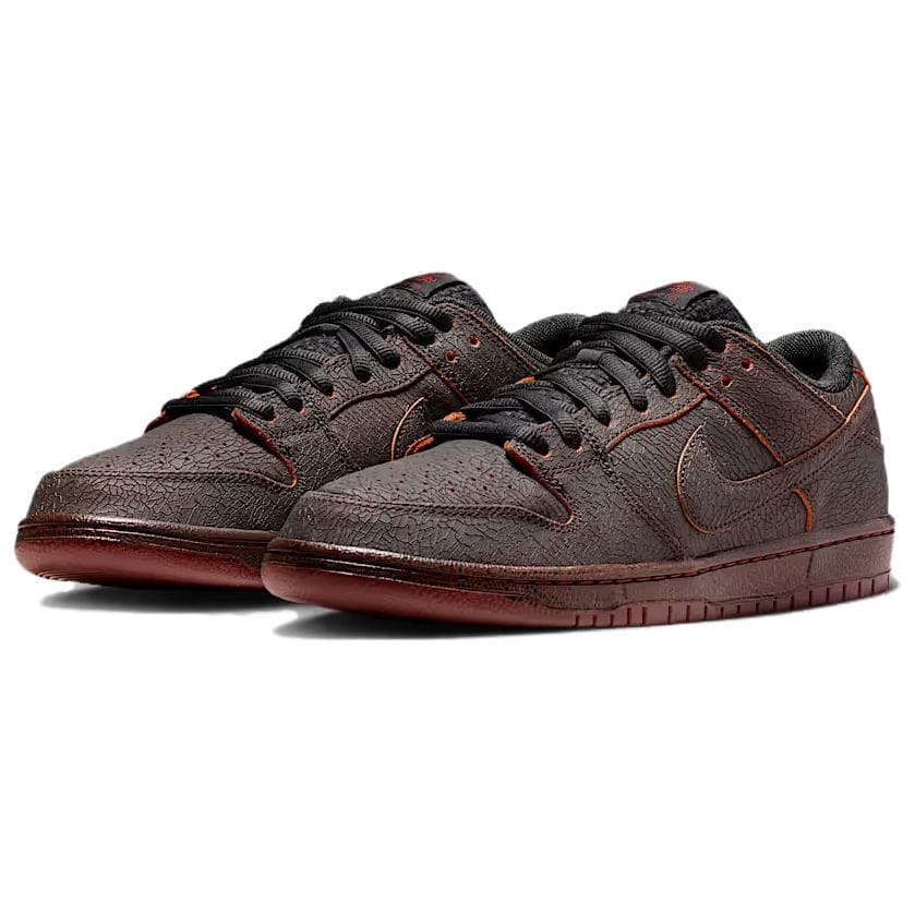 Кроссовки Nike Dunk SB Кожа Низкие Кроссовки для Скейтбординга Унисекс Темный Дым Серый - изображение 3