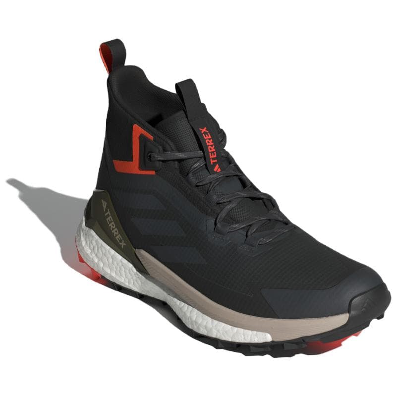 Кроссовки Adidas TERREX FREE HIKER 2,0 Мягкий и комфортный Дышащий High Топ Походная обувь Мужской Черный - изображение 3