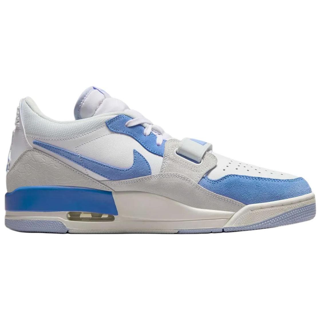 Ретро баскетбольные кроссовки Jordan Legacy 312 Low White Blue - изображение 2