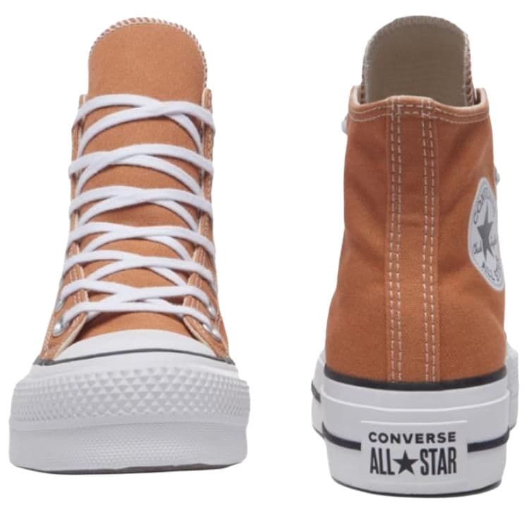 Кеды Converse All Star Lift Удобные и стильные хай-топы кеды женские имбирно-желтый - изображение 3