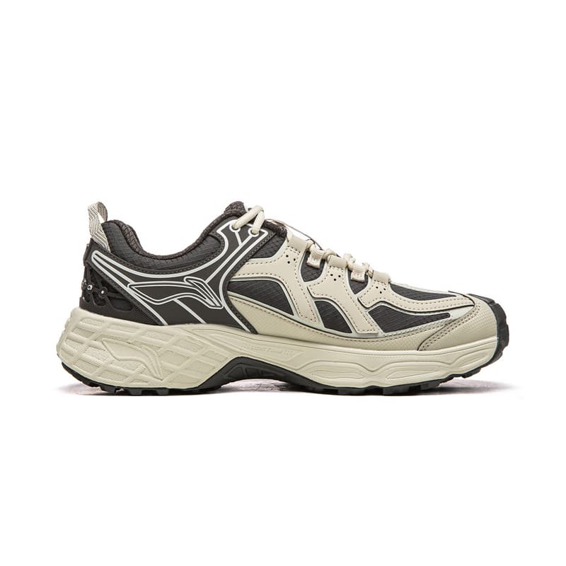Кроссовки Li NING Outdoor Counterflow Linying Синтетическая кожа ТПУ (TPU) Дышащий Низкий верх Походная обувь Унисекс - изображение 2