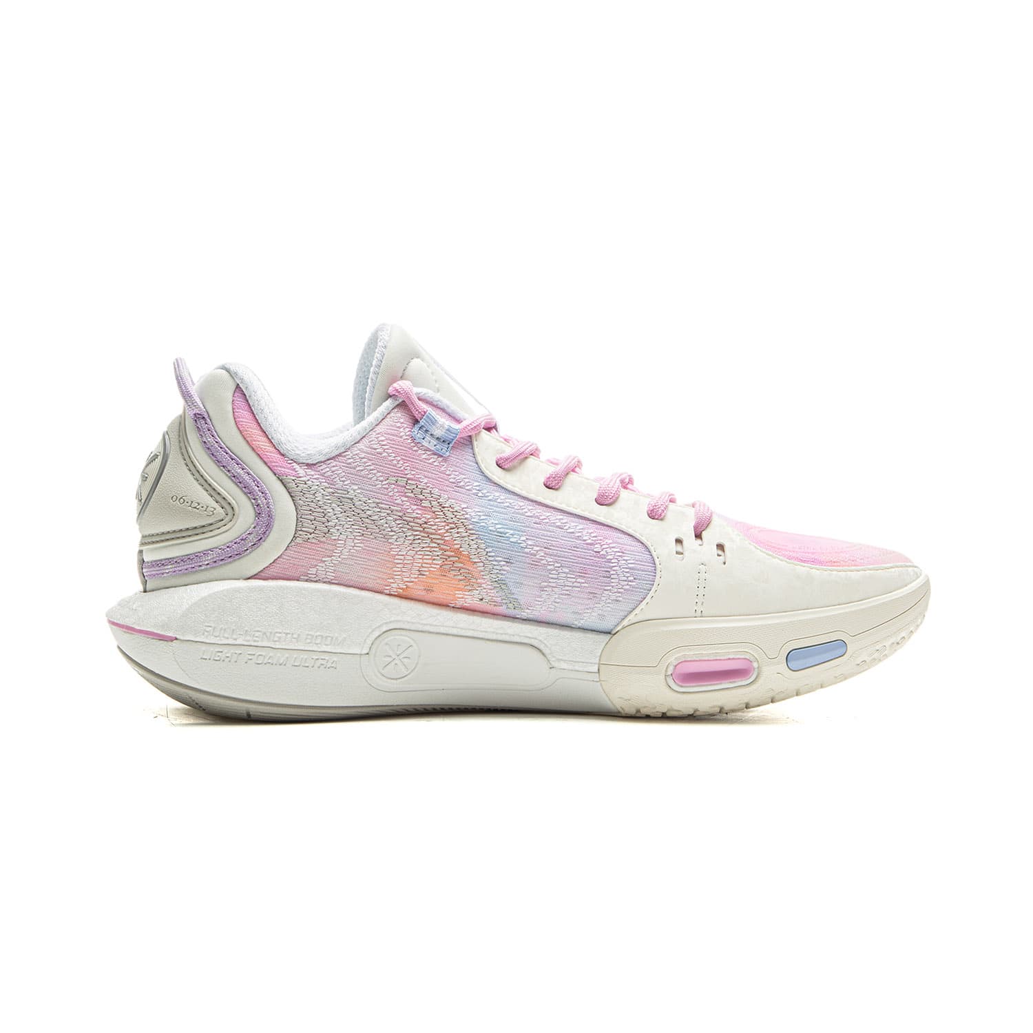 Кроссовки для баскетбола Li NING Wade Shadow 7 Low Топ Баскетбольные кроссовки Мужской Розово-фиолетовый - изображение 2