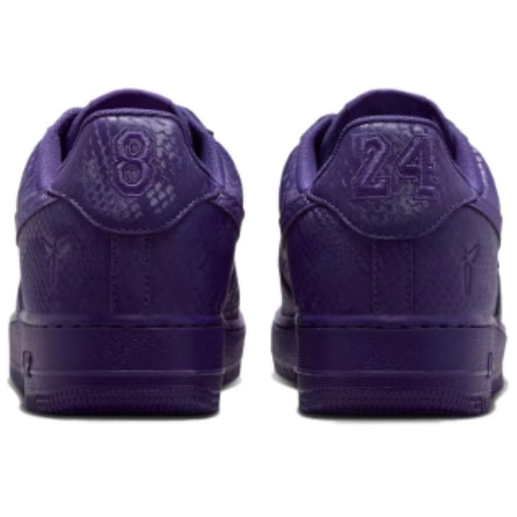 Кроссовки Nike Air Force 1 Slip-Resistant Abrasion-Resistant Низкие Кеды для Скейтбординга Унисекс Фиолетовые - изображение 5