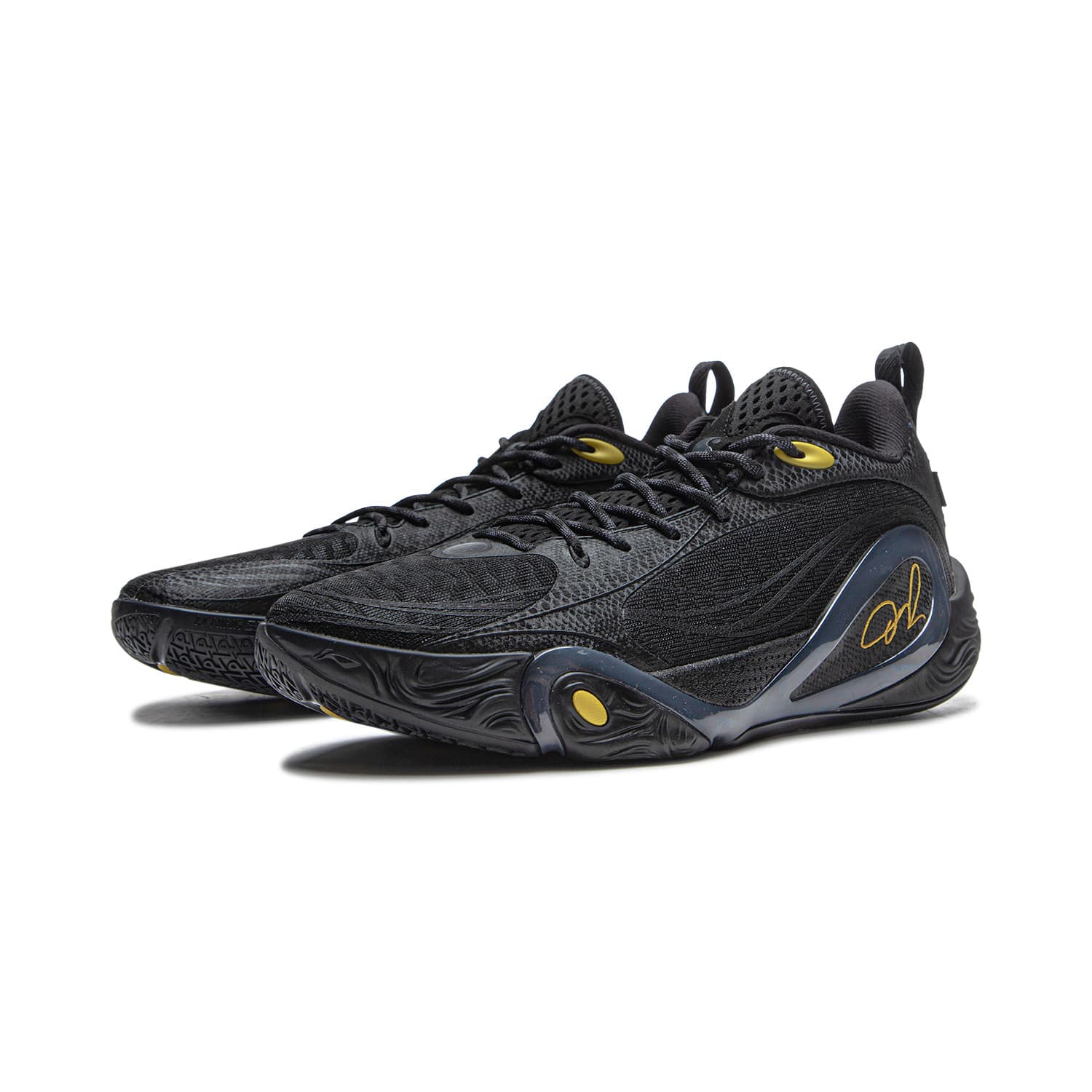 Кроссовки для баскетбола Li-Ning DLO1 Disciple Russell 1st Generation Технология LINING BOOM устойчивая поддержка амортизация противоскользящая износостойкая отскок сцепление Лоу-топы Баскетбольные кроссовки Мужской Черный - изображение 3
