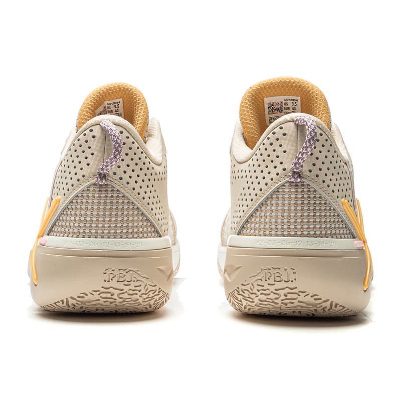 Кроссовки для баскетбола Li-Ning Wade Phantom 6 Удобно и модно Универсальный Лоу-топы Баскетбольные кроссовки Мужской Экрю - изображение 5