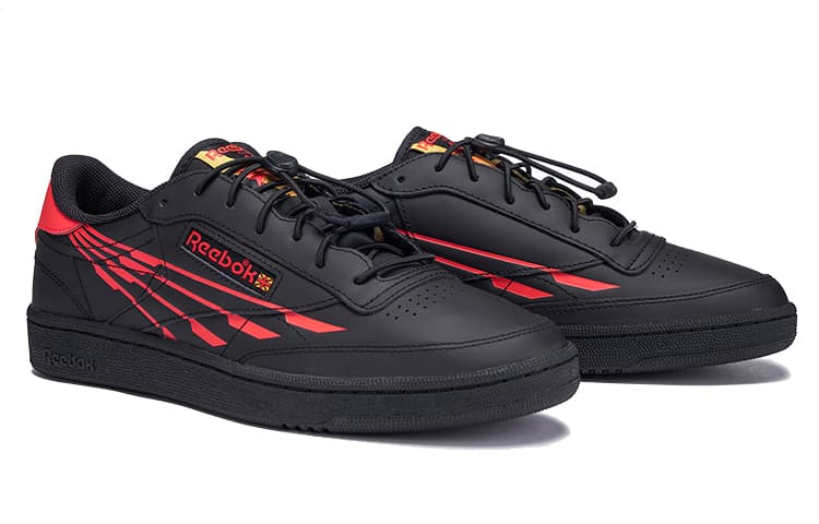 Кроссовки Reebok Club C Black Red - изображение 2