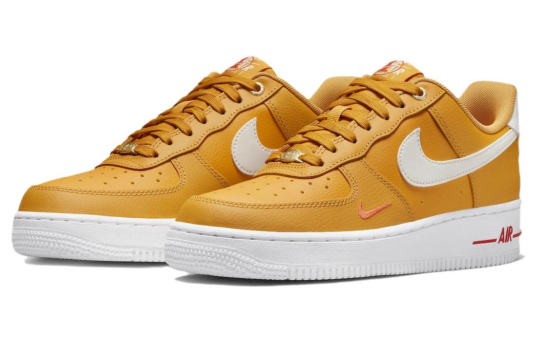 Кроссовки Nike Air Force 1 Low '07 SE Orange Yellow — фото 3
