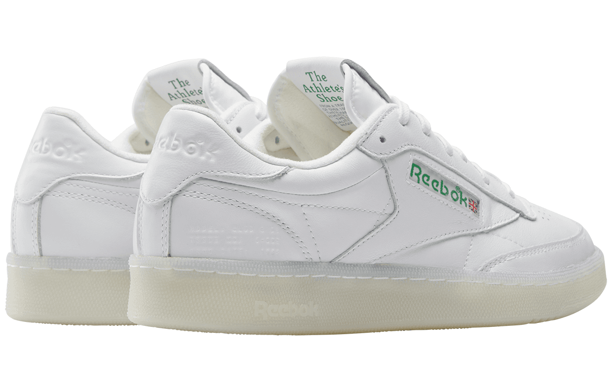 Кроссовки Reebok Устойчивая к истиранию Низкая Скейтборд Обувь Унисекс Белая - изображение 2