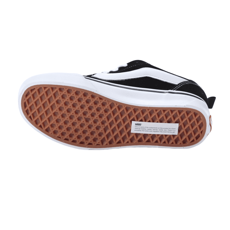 Кроссовки Vans Knu Skool Устойчивая к истиранию низкая обувь для скейтбординга унисекс черно-белая - изображение 5