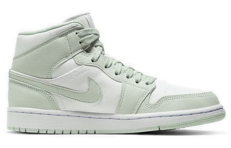 Ретро баскетбольные кроссовки Jordan Air Jordan 1 Mid "Spruce Aura" — фото 2