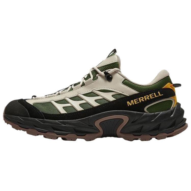 Кроссовки MERRELL ME Wilderness Hiking Низкие Кеды для Альпинизма Обувь Унисекс Бежево-Зеленая - изображение 1