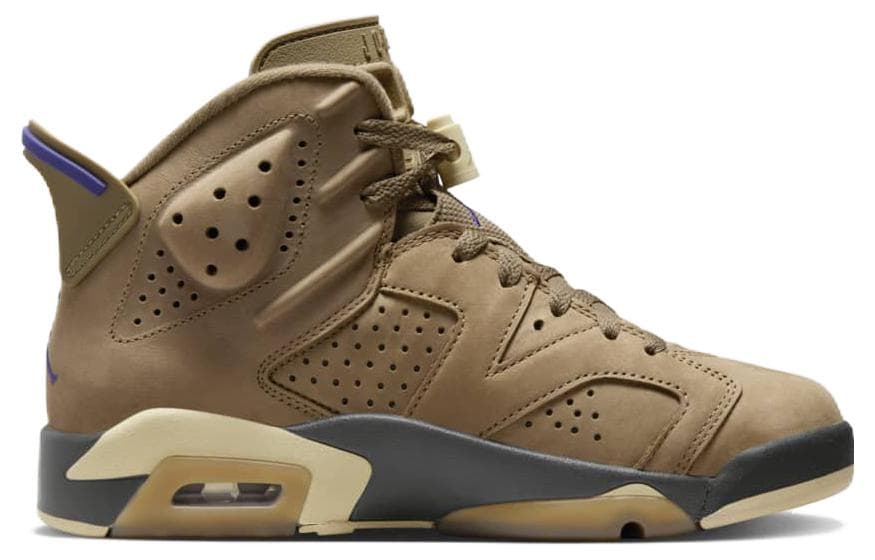 Ретро баскетбольные кроссовки Jordan Air Jordan 6 Gore-Tex "Brown Kelp" - изображение 2