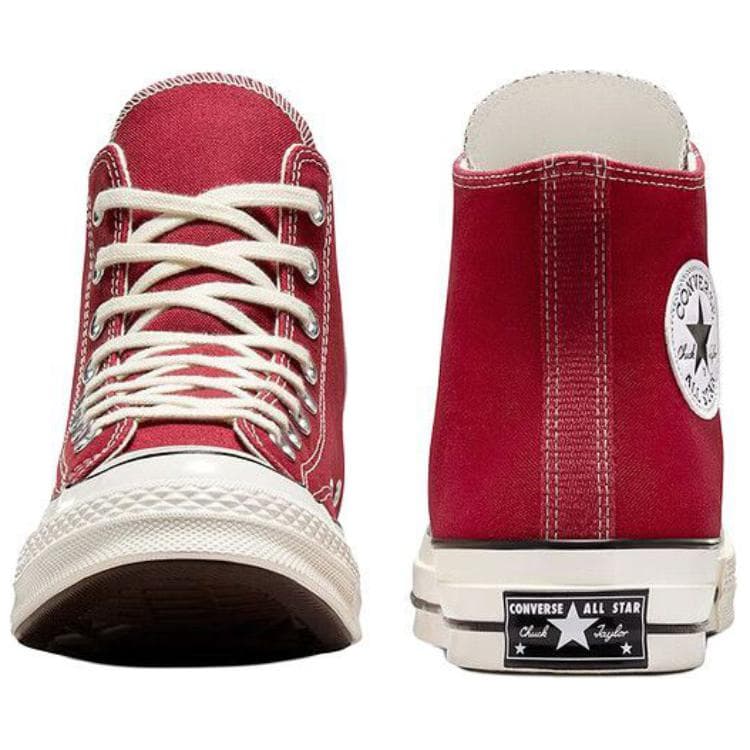Кеды Converse Chuck TAYLOR Износостойкие Высокие Кеды Унисекс Красные - изображение 4