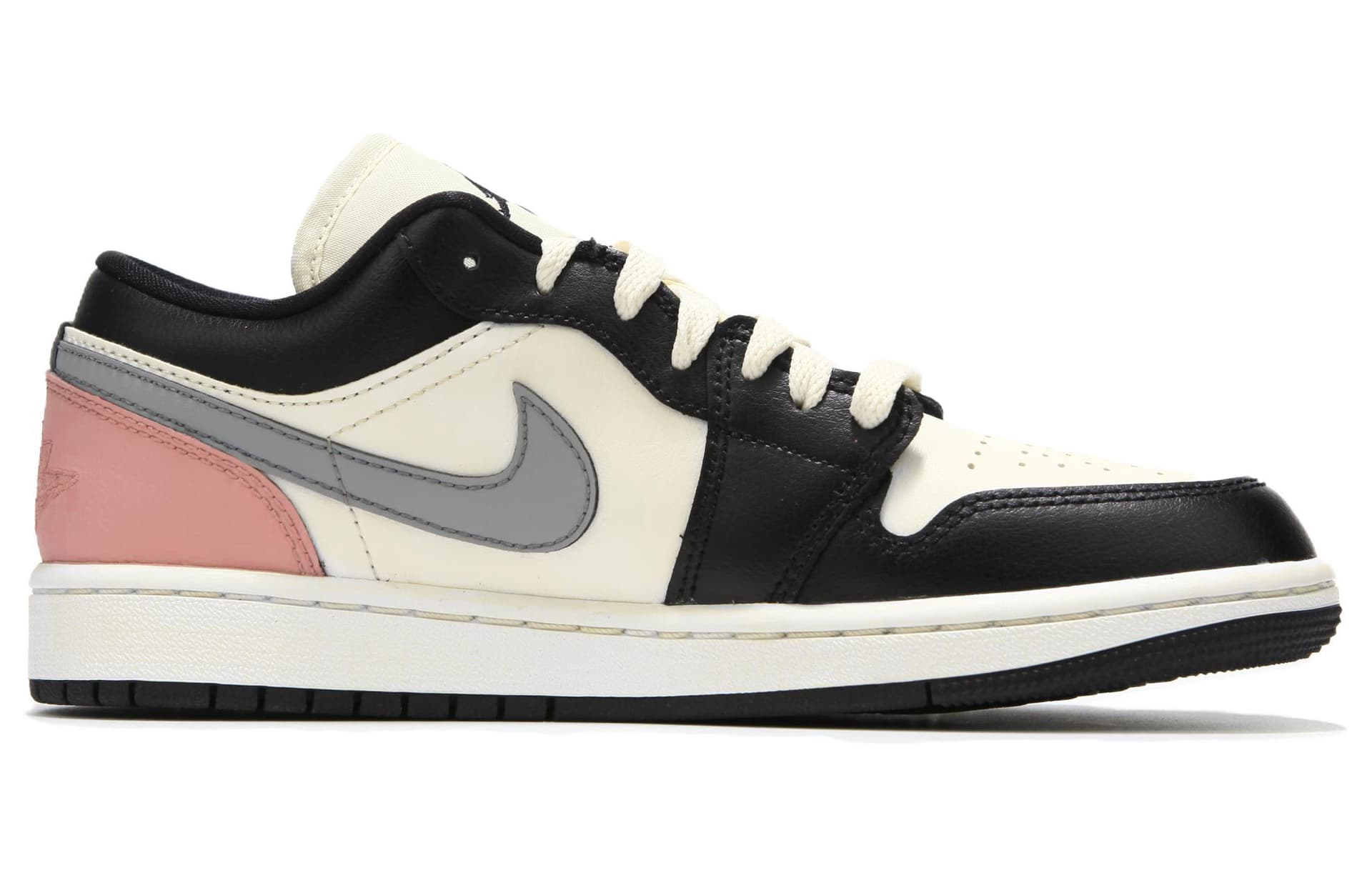 Ретро баскетбольные кроссовки Jordan Air Jordan 1 Low Black Pink - изображение 3