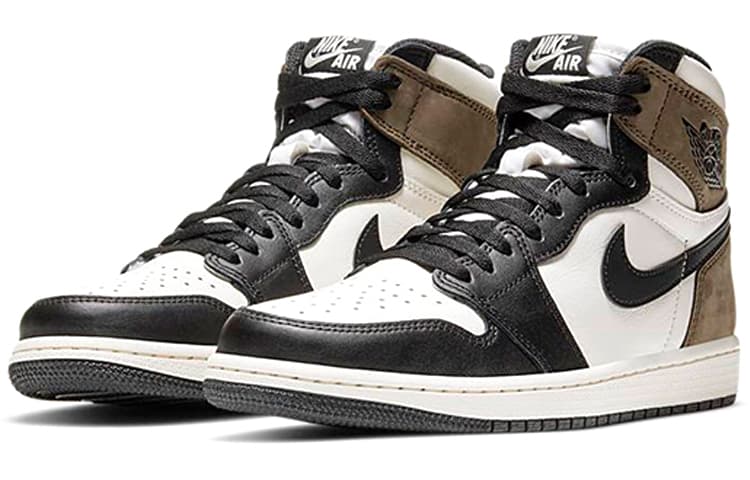Ретро баскетбольные кроссовки Jordan Air Jordan 1 Retro High OG "Dark Mocha" - изображение 3