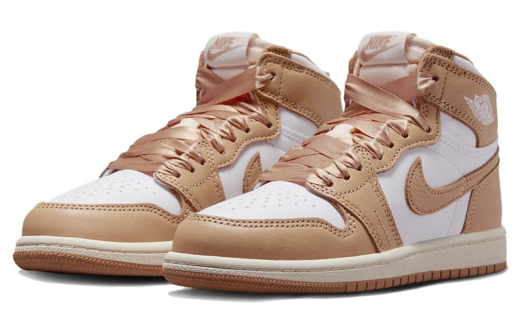 Ретро баскетбольные кроссовки Jordan Air Jordan 1 High OG Brown - изображение 3