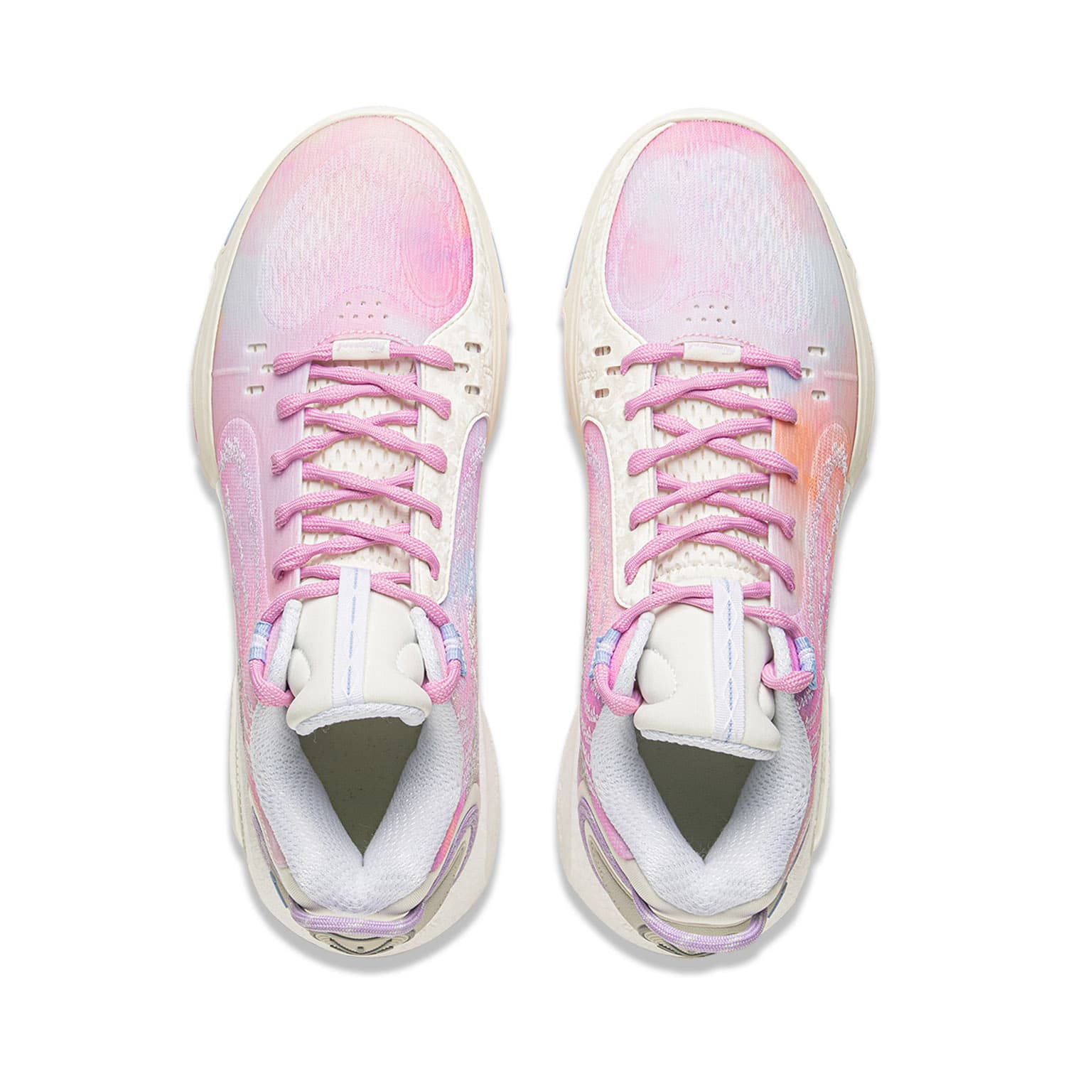 Кроссовки для баскетбола Li NING Wade Shadow 7 Low Топ Баскетбольные кроссовки Мужской Розово-фиолетовый - изображение 4