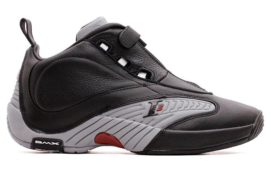 Ретро баскетбольные кроссовки Reebok Answer IV Black Grey White - изображение 2