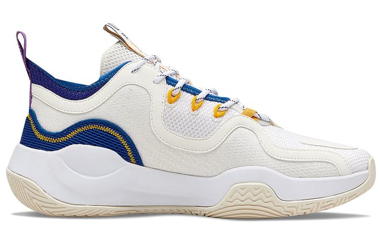 Кроссовки для баскетбола 361° AG Basketball Shoes White Yellow - изображение 2