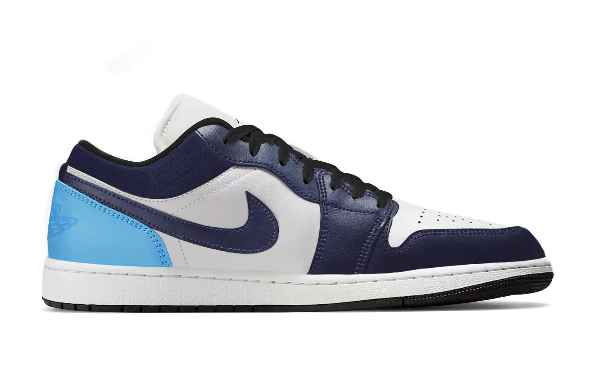 Ретро баскетбольные кроссовки Jordan Air Jordan 1 Low Obsidian - изображение 3